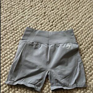 Women's Grey Gymshark Shorts